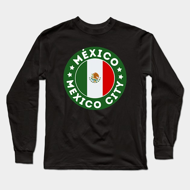 Mexico City Long Sleeve T-Shirt by footballomatic